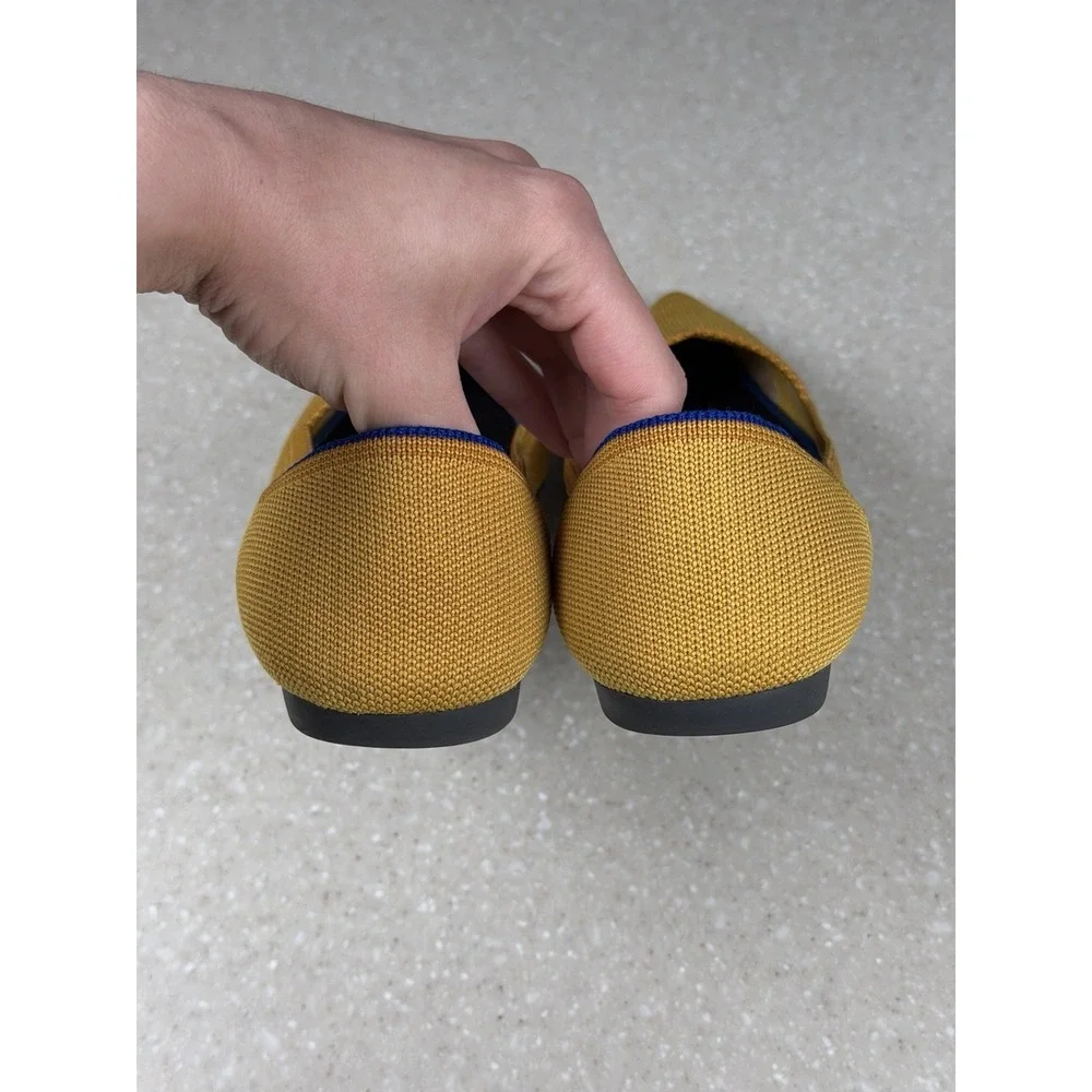 Rothy's The Point Ballet Flats Marigold, Yellow‎ Women's Sz 8.5